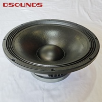 Haut-parleur médium-grave de 15 pouces 157508F à faible coût et haute qualité, bobine vocale de 3 pouces, puissance de 600 W RMS pour haut-parleur audio professionnel