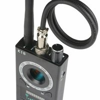 Détecteur multi-fonction k 18, Mini caméra espion Audio, détecteur GSM, GPS, lentille de signalisation, localisateur RF, détection sans fil
