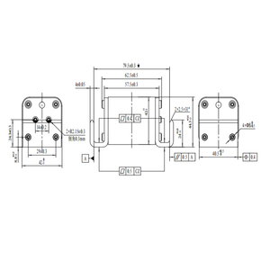 ฟิวส์เซรามิกแรงดันสูง DC รุ่น SINOFUSE RSZ307-01-EVLQ-125A-630A 800V ความสามารถในการตัดกระแส 30kA แบบเป่าเร็ว สำหรับงานซ่อมบำรุงด้วยมือ - Product Image 2