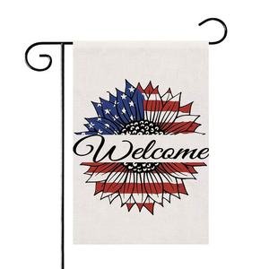 2024 di fabbrica nuovo modello 12x18 rosso bianco strisce stelle americane cardinali scoiattolo Memorial giorno giardino bandiera cortile - Product Image 2