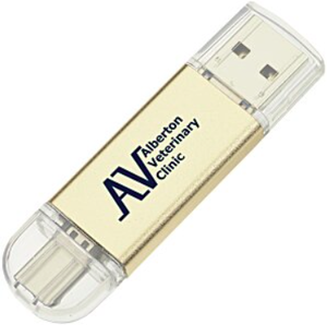 Custom USB C Flash Drive High Speed Data Transfer Dual Interface Modern Devices Portable Storage Promotional Gifts