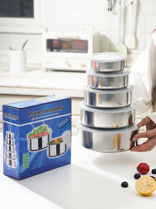 Contenitore Porta Pranzo Termico in Acciaio Inox a Scomparto Unico per Conservare <span class=keywords><strong>Alimenti</strong></span> da Asporto per Ristoranti - Product Image 6