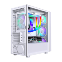 SAMA Nueva llegada Game Computer case Rtx 3090 Pc Cases Personalizar Logo Micro Atx case con ventiladores de refrigeración RGB