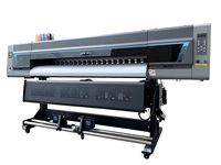 Neuer Jade 1,8m Sublimationsdrucker mit Touchscreen, 4 Druckköpfen, Multifunktional für Polyestergewebe, 1200dpi