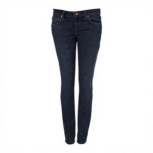 Jeans Azules Ajustados para Mujer, Spandex/Algodón, Impermeables y Resistentes a la Decoloración - Product Image 1