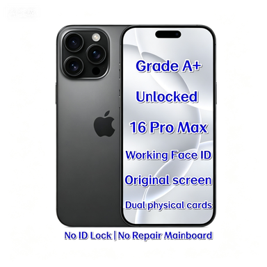Wholesale Used for 16 Pro Max 512GB Black Titanium Unlocked A18 Pro 5G Face ID 8GB RAM Factory Supplier Bulk Order