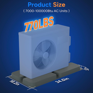 Chống rung tầng cơ sở cho điều hòa không khí của nhãn hiệu khung nhựa núi cho mini chia HVAC nhà thầu cao su condenser Pad - Product Image 4