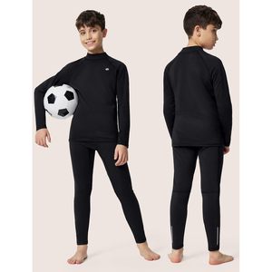 FOXA Thermal Underwear Set Boys Long Johns Base Layer Moisture Wicking <b>Ski</b> Snow Wear - Product Image 5