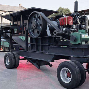 Мобильная дробильная установка: портативная щековая дробилка для карьерных работ, малогабаритная высокоэффективная щековая дробильная машина - Product Image 5