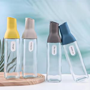 Wishome Distributeur <span class=keywords><strong>de</strong></span> <span class=keywords><strong>cuisine</strong></span> moderne en verre 500 ml, transparent, écologique, anti-fuite, pour <span class=keywords><strong>vinaigre</strong></span>, sauce soja, huile <span class=keywords><strong>de</strong></span> <span class=keywords><strong>coco</strong></span>, huile d'olive - Product Image 3