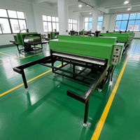Presse à chaud industrielle grand format 1m x 2m la plus vendue pour sublimation, machine d'impression par transfert thermique à ouverture automatique pour usine