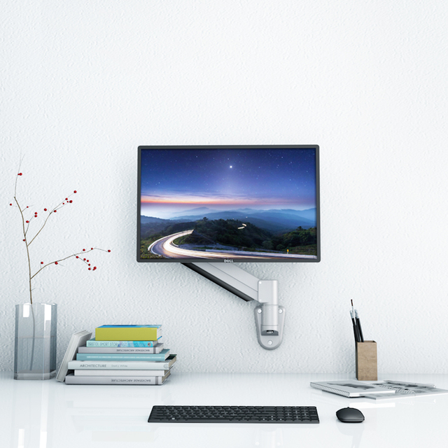 LCD Wall Mount Arm VESA Wall Bracket Standard Monitor Stand (BEWISER W2S)