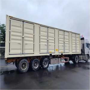 Dry <b>Container</b> 40 Feet Open Side Cargo Storage 4 Side Doors High Cube Shipping <b>Container</b> - Product Image 1