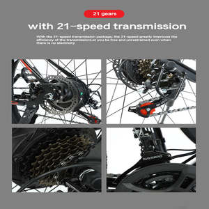 Personnalisation d'usine 27 pouces 36V batterie au lithium 250W 500W 21 vitesses <span class=keywords><strong>vtt</strong></span> <span class=keywords><strong>électrique</strong></span> suspension complète <span class=keywords><strong>VTT</strong></span> e vélo - Product Image 3