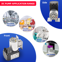 VN-C6 Mikro-Vakuum-Membranpumpe 12V 5W Ölfrei Kompakter Bürstenloser Motor 7L/min Durchfluss Geräuscharme Pumpe