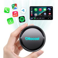 Ottocast P3 Pro AI Box 3 en 1, Carplay Inalámbrico, Android Auto, 8GB 128GB, Doble SIM, Certificado CE FCC, Distribuidor Mayorista de Marca
