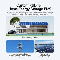 Placa PCBA TDT 48V 8S 16S Inteligente con BT, WIFI, BMS 50A-300A para Sistemas de Almacenamiento de Energía Solar con Comunicación CAN RS485
