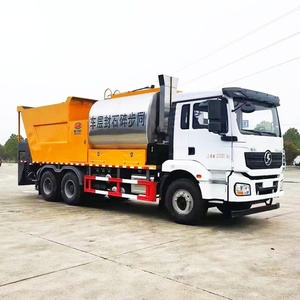 New Shacman 6x4 12CBM Synchronous Chip Sealer Truck Asphalt Gravel Bitumen <b>Spraying</b> for Road Construction - Product Image 2