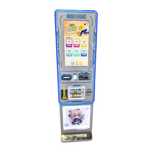 Máquina expendedora de monedas inteligente de <span class=keywords><strong>metal</strong></span> de 32 pulgadas, venta al por mayor, cambio automático de billetes, cambio de fichas para juegos de arcade - Product Image 1