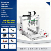 Machine de distribution automatique de colle bi-composante de haute précision à vis multi-axes pour bureau