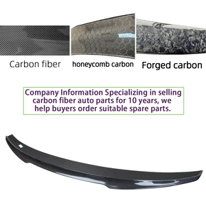 For A3 S3 RS3 8V V Style Real Carbon Fiber Material Rear Spoiler Trunk Wing 2013-2020 - Product Image 4