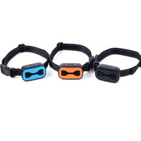Intelligentes Smartes Hunde-Bellstopp-Halsband Ultraschall-Vibrations-Training Elektrische Schockprävention ABS/Nylon-Material