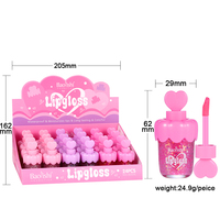 BAOLISHI nouveau Design mignon forme paillettes brillant à lèvres maquillage quotidien changement de PH huile pour les lèvres marque privée en gros végétalien de haute qualité