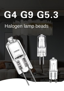 Ampoule halogène G4 220V 50W, verre transparent, lampe capsule Par30, 2700K blanc chaud doux, culot E27, 2700lm CRI90, pour décoration - Product Image 5