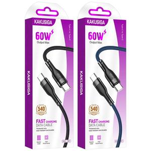 Kakusiga Nhà Máy Giá New Arrival Bện Cáp Type-C Để Loại C Thông Minh Nhanh Chóng Sạc Cáp Dữ Liệu Cho Điện Thoại Di Động - Product Image 1