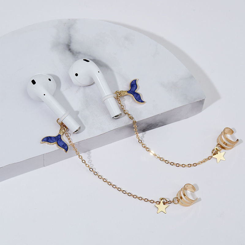 New <strong>AirPods</strong> Bluetooth Headphones Anti-Lost Device Fashion All-Match Elegant Animal Design Unisex Alloy