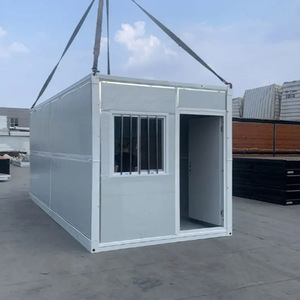 Casa contenedor plegable, casa móvil prefabricada con Panel sándwich, completamente amueblada, certificada ISO9001 para uso en hoteles - Product Image 1