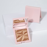 Livraison rapide, palette de surligneur pastel et néon, surligneur en poudre pressée OEM pour le maquillage de beauté