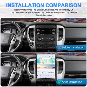 New Design 15.6" Vertical Screen Android Car Radio Multimedia for Nissan Titan 2016-2019 <b>Auto</b> Head Unit CarPlay Navigation - Product Image 6