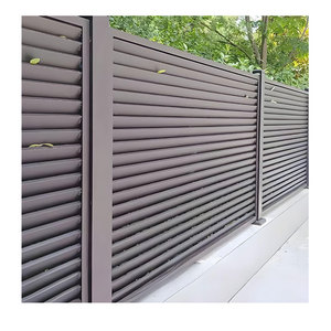 קל להרכבה אלומיניום מתכת שטוחה אטריות קיר גבול גדר תנועה בטוחה חסמי קהילות וילה פרטית אזורים הנוסעים - Product Image 1