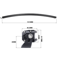 Barre de lumière LED à une rangée de 50 pouces en gros Barre de lumière LED à design incurvé 300w 14380 Super Power pour tout-terrain