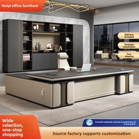 Tables et chaises de bureau modernes de style américain, mobilier de bureau commercial de luxe léger, combinaison de casiers, pièce unique, directement de l'usine.