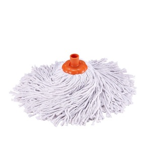 Cabezal de fregona para el hogar, accesorio que puede ser equipado con cubo de fregona, seguro de la fuerza, hilo de algodón absorbente, mopa de suelo, cabezal redondo para el hogar - Product Image 1