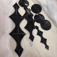 Pour Leopard Titanium 7 : Ensemble d'emblèmes de voiture avant et arrière, badges de coffre en ABS chromé, accessoires extérieurs pour BAO Titan 7 2024 2025