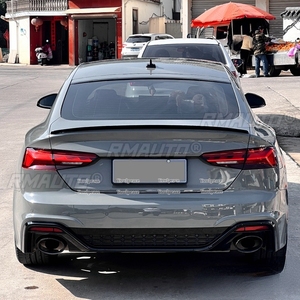 สำหรับ Audi A5 ปี 2017 2018 2019 2020 สปอยเลอร์หลังคาท้ายรถยนต์ วัสดุ ABS คุณภาพสูง สีรองพื้น ตกแต่งปีกท้ายรถ - Product Image 3