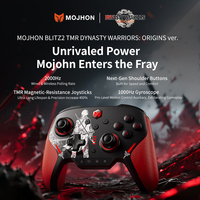 Manette de jeu Mojhon Blitz 2 TMR C2 PRO Dynasty Warriors NearLink 2000Hz 16 boutons mécaniques Gyro PC Switch PS IOS Android
