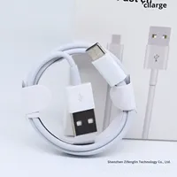 Kabel Data USB ke Type-C Pengisian Daya Super Cepat & Transfer Data 3A Selubung TPE Konduktor Tembaga Murni Kompatibel Universal iPhone