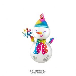 Wholesale <b>Balloon</b> Mine Size Cartoon Santa Clause Helium Ornaments Foil <b>Balloons</b> Christmas <b>Decoration</b> Supplies - Product Image 6