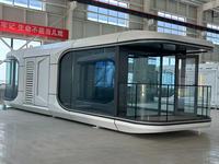 Maison-capsule intelligente de luxe, cabane modulaire préfabriquée, hôtel-resort, glamping, hébergement en camping, imperméable, écologique
