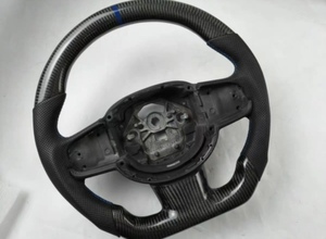 Volante de cuero de fibra de carbono Real personalizado para Volvo XC60 <span class=keywords><strong>XC40</strong></span> XC90 S60 S90 V60 V40 accesorios de coche modificados - Product Image 2