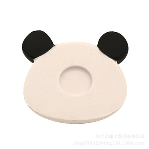 Autocollant pour écouteurs Panda en mousse PU à rebond lent, jouet décoratif de dessin animé pour la maison, cadeau - Product Image 2