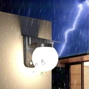 Lampe solaire LED RGB extérieure en forme de globe, indice de protection IP65, blanc chaud, pour patio, jardin, villa, paysage, batterie, étanche, jardins - Product Image 5