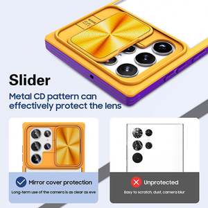 Cubierta de cámara de ventana deslizante con funda de teléfono transparente de pantalla para Samsung Galaxy Note 10 20 Plus S20 S21 S22 Ultra FE - Product Image 6