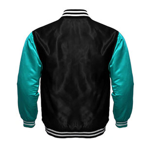 Chaqueta Varsity de Satén para Hombre, Estilo Moderno, Personalizada, a la Moda, al por Mayor, Chaqueta Lisa para Hombre - Product Image 2