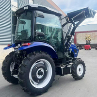Tracteur agricole haute performance CE EPA 80HP Euro 5 4x4 WD diesel tout-terrain pour jardins et terres agricoles