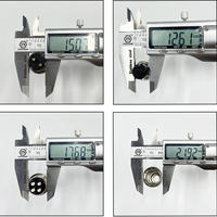 Conector de Aviación Gx16 de 8 Pines Hembra de 16 mm, Tipo DIN, Carcasa de Aleación de Zinc, Conector de Cable Automotriz de Goma, Conector Macho de Cobre de 4 Pines 6